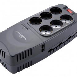 POWERTECH σταθεροποιητής ρεύματος PT-1496, 2000VA/1000W, 6x schuko