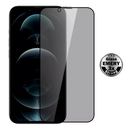 POWERTECH tempered glass Emery Private 5D TGC-0775 για iPhone 14, full glue