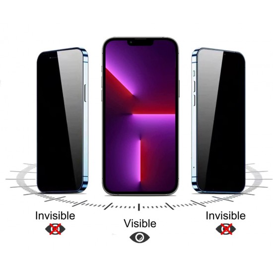 POWERTECH tempered glass Emery Private 5D TGC-0769 για iPhone 16 Plus, full glue