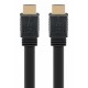 GOOBAY καλώδιο HDMI 77134 με Ethernet, flat, 8K/60Hz, 48 Gbps, 1.5m, μαύρο