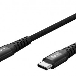 GOOBAY καλώδιο USB-C 73954, 60W, 480Mbps, 2m, μαύρο