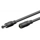 GOOBAY καλώδιο προέκτασης τροφοδοσίας 76635, 5.5x2.1mm, 1.5m, μαύρο