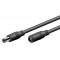 GOOBAY καλώδιο προέκτασης τροφοδοσίας 71399, 5.5x2.1mm, 3m, μαύρο