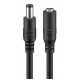 GOOBAY καλώδιο προέκτασης τροφοδοσίας 71399, 5.5x2.1mm, 3m, μαύρο