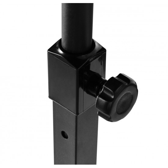 BRATECK γραφείο FWS10-6 με ρυθμιζόμενο ύψος & ροδάκια, 800x400x710~1110mm, μαύρο