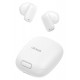 USAMS earphones με θήκη φόρτισης ID25, TWS, Φ13mm, 30/230mAh, λευκά