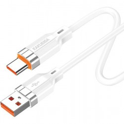 KAKUSIGA καλώδιο USB-C σε USB KSC-995, σιλικόνης, 5A, 480Mbps, 1m, λευκό