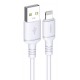 KAKUSIGA καλώδιο Lightning σε USB KSC-421, 2.8A, 480Mbps, 2m, λευκό