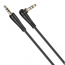 KAKUSIGA καλώδιο ήχου 3.5mm KSC-521, AUX, 90°, HiFi 1m, μαύρο