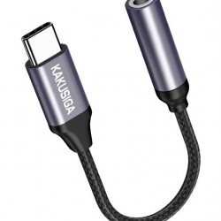 KAKUSIGA αντάπτορας USB-C σε 3.5mm KSC-428, γκρι