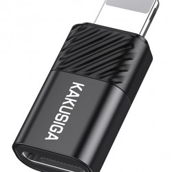 KAKUSIGA αντάπτορας Lightning σε USB-C KSC-1408, 480Mbps, 2A, μαύρος