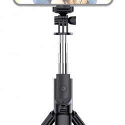 KAKUSIGA selfie stick KSC-1143 με τρίποδο, έως 70cm, Bluetooth, μαύρο