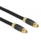 DELOCK καλώδιο ήχου Toslink 86594, gold plated, 3m, μαύρο