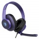 SADES gaming headset UPOWER, 3.5mm σύνδεση, 40mm, μωβ