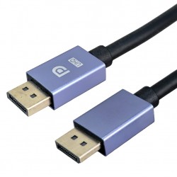 POWERTECH καλώδιο DisplayPort CAB-DP079, 8K/60Hz, 48 Gbps, 1.5m, μαύρο