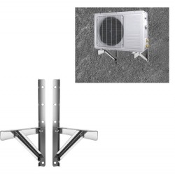 HOME USE επιτοίχια βάση κλιματιστικού HUH-0250, 410x490mm, ανοξείδωτη, έως 180kg