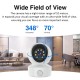 VSTARCAM smart κάμερα CS49LM με ανιχνευτή καπνού/αερίου, 3MP, WiFi, PTZ, SD