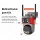 VSTARCAM smart κάμερα AF621DR, dual lens, αναγνώριση φωτιάς & καπνού, 2MP, WiFi, SD, PTZ, IP66