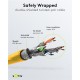 GOOBAY καλώδιο δικτύου 93210, CAT 6 S/FTP, copper, 250MHz, 0.25m, κίτρινο