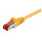 GOOBAY καλώδιο δικτύου 68299, CAT 6 S/FTP, copper, 250MHz, 0.50m, κίτρινο