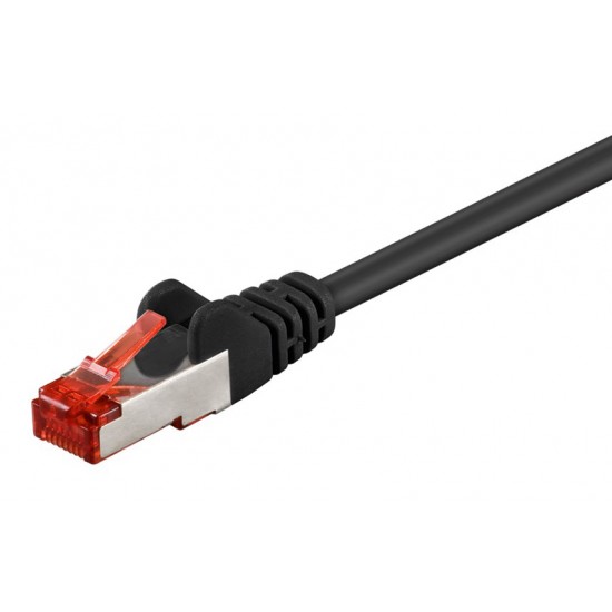GOOBAY καλώδιο δικτύου 68701, CAT 6 S/FTP, copper, 250MHz, 50m, μαύρο