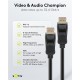 GOOBAY καλώδιο DisplayPort 74778, VESA Certified, 8K/60Hz, 32.4 Gbps, 2m, μαύρο