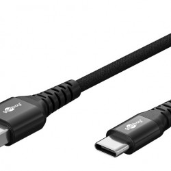 GOOBAY καλώδιο USB-C σε USB 74527, 60W, 480Mbps, 2m, μαύρο