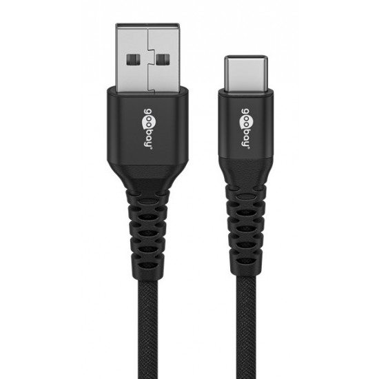 GOOBAY καλώδιο USB-C σε USB 74527, 60W, 480Mbps, 2m, μαύρο