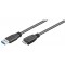 GOOBAY καλώδιο USB 3.0 σε USB 3.0 micro Τype B 95169, 15W, 5Gbps, 1m, μαύρο