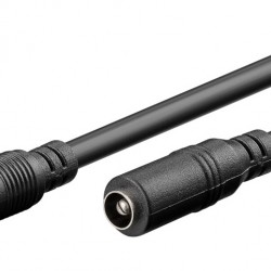GOOBAY καλώδιο προέκτασης τροφοδοσίας 71401, 5.5x2.5mm, 3m, μαύρο