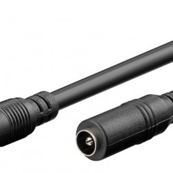 GOOBAY καλώδιο προέκτασης τροφοδοσίας 71400, 5.5x2.1mm, 10m, μαύρο