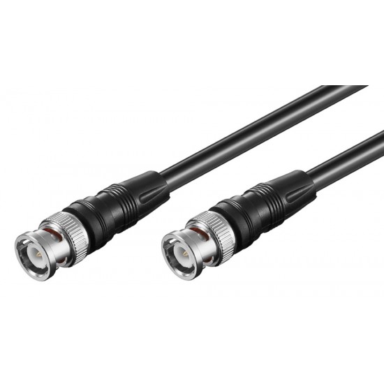 GOOBAY καλώδιο BNC 50089, RG58, 50 ohm, 3m, μαύρο