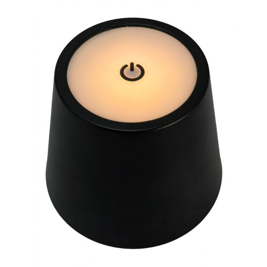POWERTECH LED φωτιστικό για μπουκάλι HLL-0197, ρυθμιζόμενο, επαναφορτιζόμενο, μαύρο