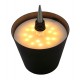 POWERTECH LED φωτιστικό για μπουκάλι HLL-0197, ρυθμιζόμενο, επαναφορτιζόμενο, μαύρο