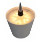 POWERTECH LED φωτιστικό για μπουκάλι HLL-0198, ρυθμιζόμενο, επαναφορτιζόμενο, λευκό
