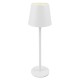POWERTECH LED επιτραπέζιο φωτιστικό HLL-0194, ρυθμιζόμενο, επαναφορτιζόμενο, λευκό