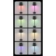 POWERTECH LED επιτραπέζιο φωτιστικό HLL-0195, RGB, ρυθμιζόμενο, επαναφορτιζόμενο, μαύρο
