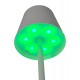 POWERTECH LED επιτραπέζιο φωτιστικό HLL-0196, RGB, ρυθμιζόμενο, επαναφορτιζόμενο, λευκό