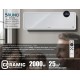 BRUNO κεραμικό αερόθερμο BRN-0258, 2000W, IP22, προηγμένων λειτουργιών, με ανεμιστήρα