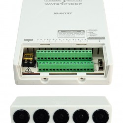 FOLKSAFE τροφοδοτικό συστημάτων CCTV FS-DC121608W, 16 εξόδων, 12V/8A, αδιάβροχο IP65