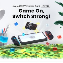 SILICON POWER κάρτα μνήμης microSDXC Express Hypera, 1TB, PCIe Gen 3x1, C10 UHS-I U3 A1 V30