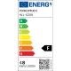 POWERTECH LED φωτιστικό οροφής HLL-0208, 48W, 4000K, Φ50cm x 120cm, χρυσό