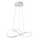 POWERTECH LED φωτιστικό οροφής HLL-0209, 48W, 4000K, Φ50cm x 120cm, λευκό