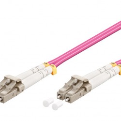 GOOBAY καλώδιο οπτικής ίνας LC-UPC 95936, Multimode OM4, 3m, βιολετί