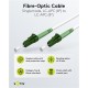 GOOBAY καλώδιο οπτικής ίνας LC-APC 59587, Singlemode OS2, 5m, λευκό