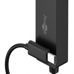 GOOBAY αντάπτορας δικτύου 76579, USB-C, 1000Mbps Ethernet, μαύρος