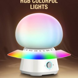 LDNIO LED φωτιστικό νυκτός Y4, RGB, ρυθμιζόμενο, επαναφορτιζόμενο, λευκό