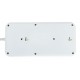 POWERTECH πολύπριζο ασφαλείας PT-1534, 8 θέσεων, 16A, 1.5m, λευκό
