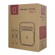 JYX φορητό ηχείο T26-T με 2x μικρόφωνα, 20W, 4000mah, LED, μαύρο