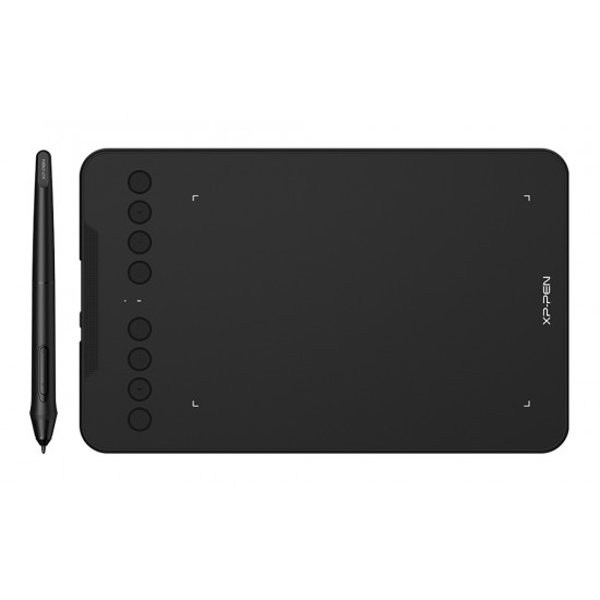XP-PEN ταμπλέτα σχεδίασης με γραφίδα Deco Mini 7W, ασύρματη σύνδεση, 177.8x111.1mm, μαύρο